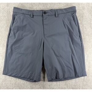 Perry Ellis Men's 34 Gray Golf Shorts Stretch Nylon Blend‎ Chino Performance Fit